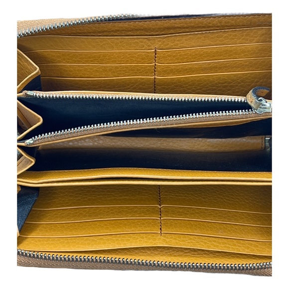 Gucci Orange Leather Soho Zip Continental Wallet w/Box - Picture 5 of 17